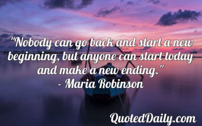 Begin to make a new ending