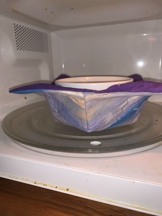 Finished microwave bowl